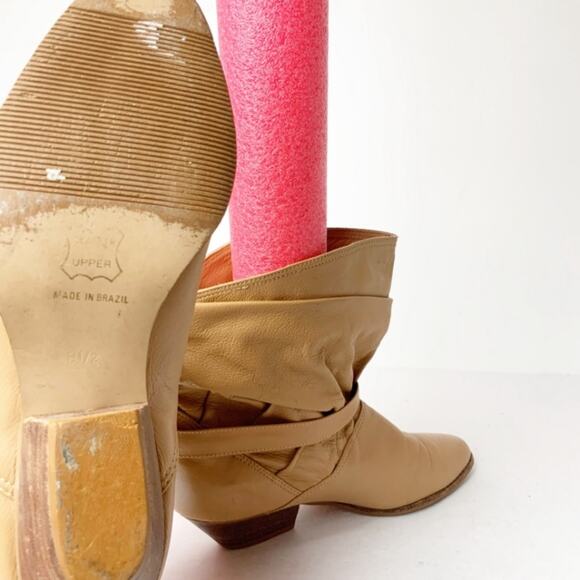Vintage Camel Ankle Cowboy Style Booties SZ 8.5 - Picture 8 of 10